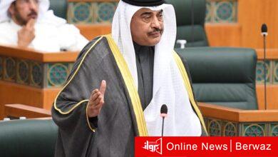 رئيس الوزراء خلال جلسة مجلس الأمة