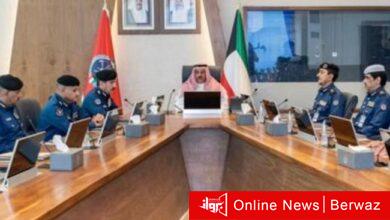 اجتماع وزير الداخلية مع قوة الإطفاء العام