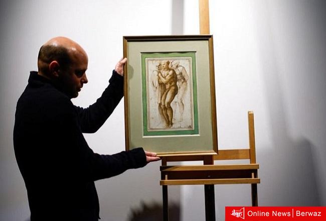 اللوحة النادرة للفنان مايكل أنجلو