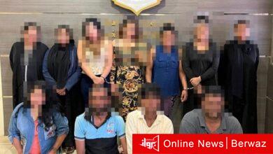 المتهمين في شبكة الآداب في منطقة جليب الشيوخ