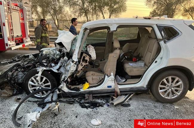 إصابة مواطن في حادث تصادم على طريق الملك فهد