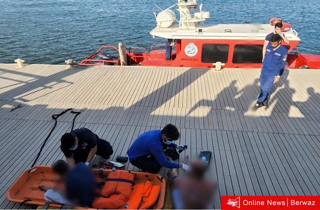 إنقاذ مواطنين عالقين في علامة مائية بجون الكويت