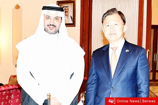 الشيخ مبارك عبدالله المبارك يستضيف وفد الأعمال الكوري بالقصر الأبيض 2