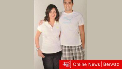 الوزيرة نبيلة مكرم رفقة نجلها