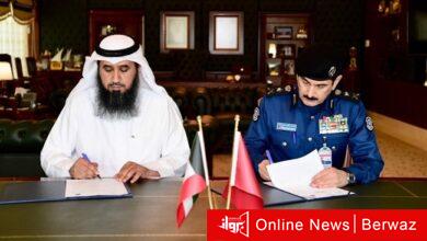 الفريق خالد راكان المكراد والمهندس فيصل دويح