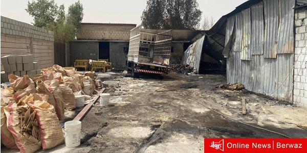 حريق منجرة في جاخور بكبد