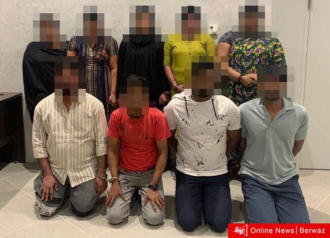 شبكة للأعمال المنافية للآداب مكونة من 9 اشخاص