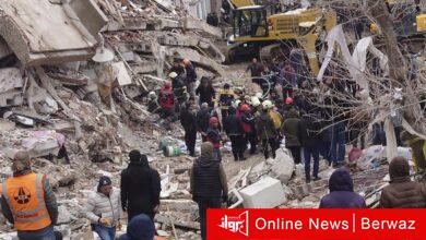 زلزال تركيا وسوريا