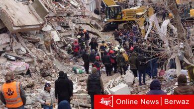 زلزال تركيا وسوريا