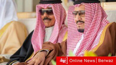 أمير الكويت وملك السعودية