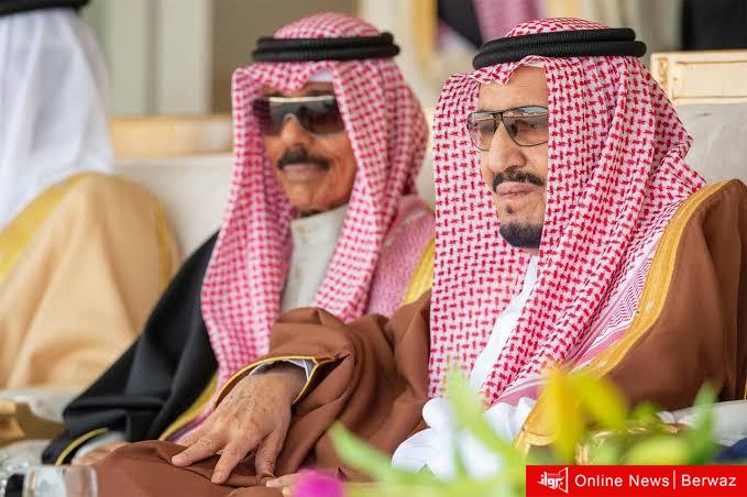 أمير الكويت وملك السعودية