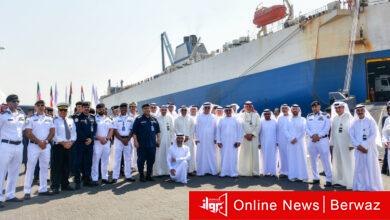 الخط الملاحي بين الكويت والإمارات