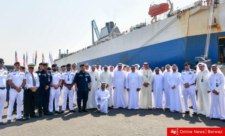 الخط الملاحي بين الكويت والإمارات