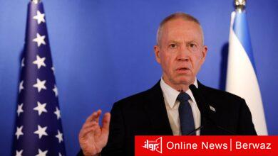 وزير دفاع الاحتلال