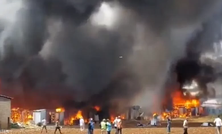 مخيم للنازحين السوريين