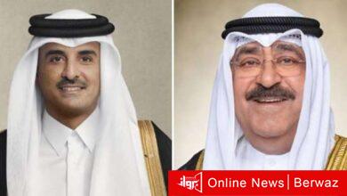 سمو الأمير وأمير قطر