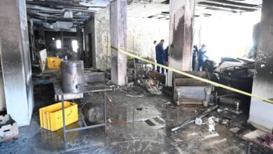 حريق المنقف