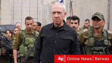 وزير دفاع الاحتلال