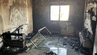 حريق شقة في حولي