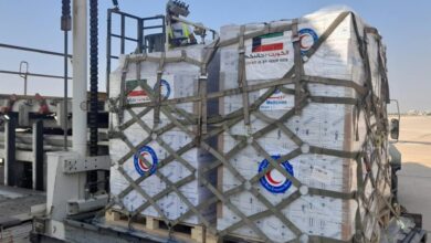 الطائرة الإغاثية الكويتية الثانية إلى لبنان