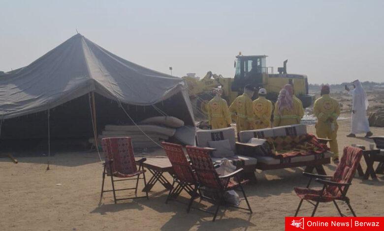 «البلدية»: إزالة 51 مخيّماً مخالفاً في إسطبلات الأحمدي