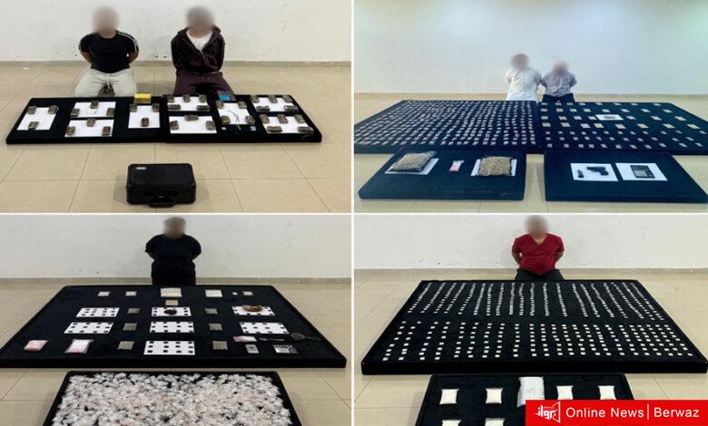«مكافحة المخدرات» تضبط 6 متهمين بحوزتهم 13 كيلو غراماً من السموم