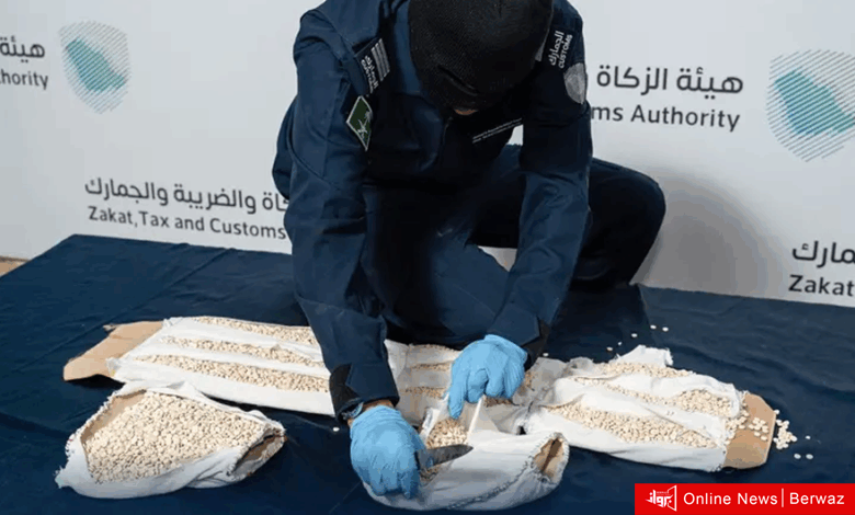 في ميناء جدة.. الجمارك السعودية تحبط تهريب 5.4 مليون حبة «كبتاغون» مخبأة في شحنة فحم