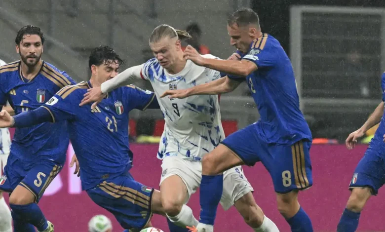 هالاند يقود النرويج لسحق إيطاليا برباعية والتأهل رسميا لكأس العالم