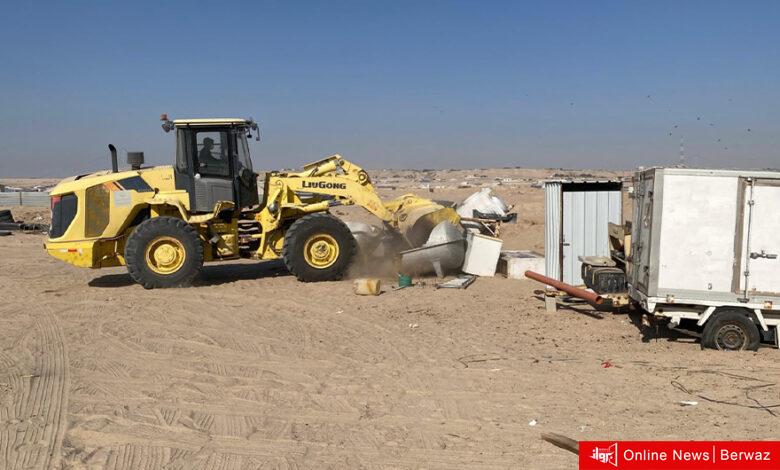 «البلدية»: إزالة 55 مخيّماً مخالفاً.. وتوجيه 75 إنذاراً في المنطقة الشمالية لعدم وجود ترخيص