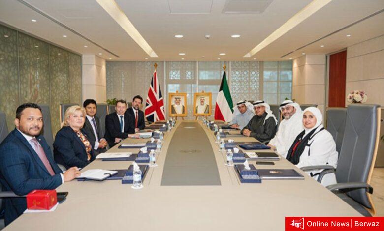 الكويت وبريطانيا تبحثان تعزيز التعاون الاقتصادي والاستثماري